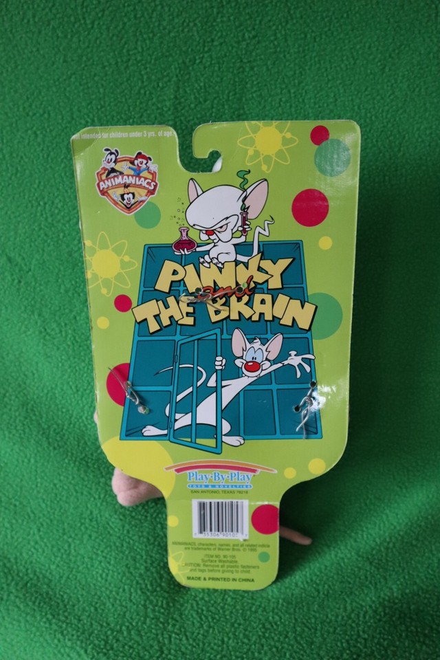 Pinky And The Brain 199610"12" Plush Doll Set PlaybyPlay Toys