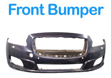 10-15 Jaguar Xj Xjr Front Bumper Cover Shell Panel Assembly C2d5386xxx Black Oem