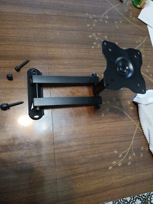 Full Motion TV Wall Mount Bracket Swivel Tilt 23 25 27 32 36 37 40 42'' 180° 