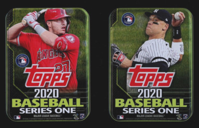 2020 Topps Series 1 Complete Set Of 6 Empty Tins