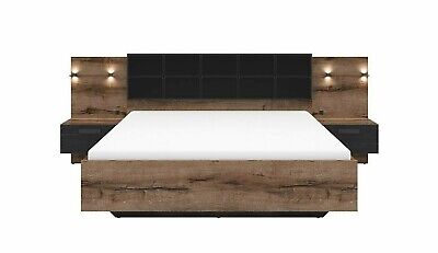 Luxury Euro King Size Bed Frame, King Platform Bed Frame With Headboard