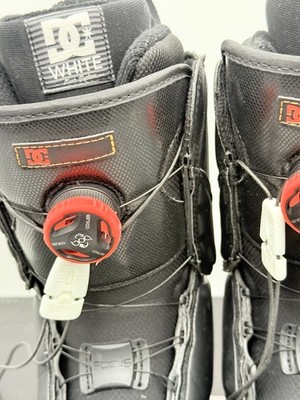 DC MORA 2015 Dual Boa Snowboard Boots, Black/RED, WOMENS size 6