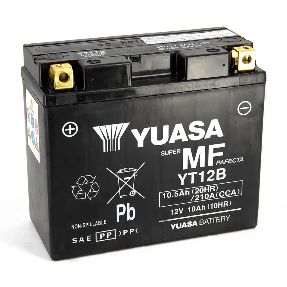 Batterie YUASA YT12B SLA AGM - Sans Entretien - Prête à l'emploi. - Photo 1/1