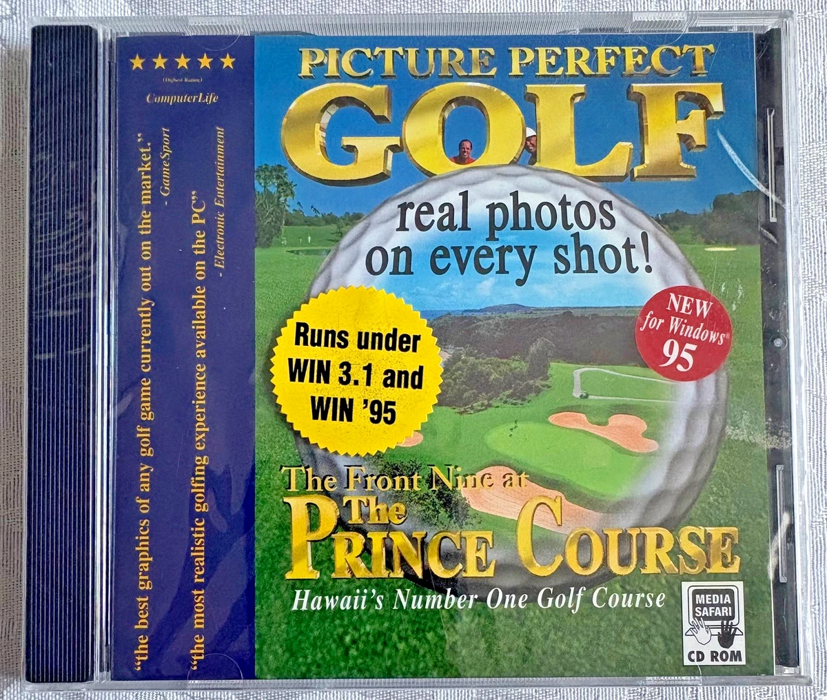 ゴルフ大会 for Windows 95 CD-ROM Yahoo!オークション - 動作確認済 光栄 「ゴルフ大会」 Windowsでプレ