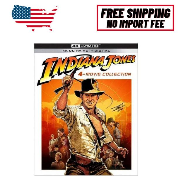 Indiana Jones: 4-Movie Collection (4K Ultra HD + Digital)