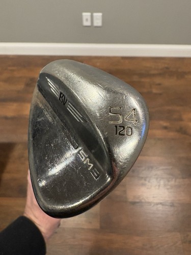 Lefty Titleist Vokey SM9 Tour Chrome D Grind 54* Wedge Reg Shaft” 12 Bounce - Picture 3 of 5