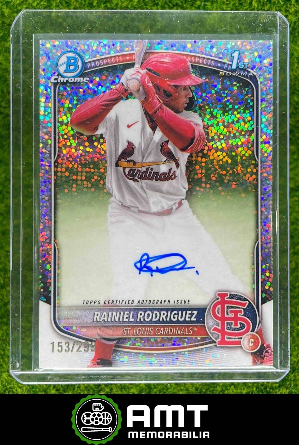 Rainiel Rodriguez 2025 Bowman Chrome 153/299 Prospect Auto Speckle #CPA-RR