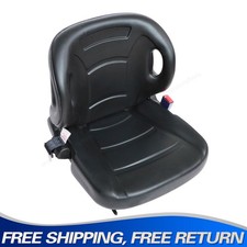 New Fit For Toyota 5-Series Forklift Seat With Seatbelt & Switch Adjustable Back