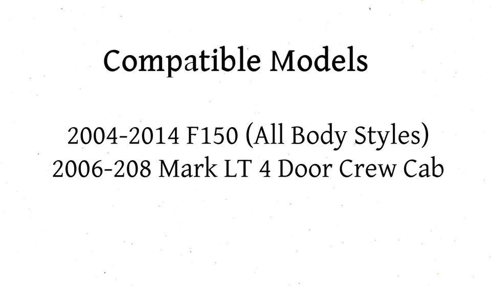 Power Back Slider Window Glass for Ford F150 2004-2014 & Lincoln Mark LT Foto 4 de 4
