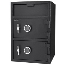 Barska AX13312 Two Lock Keypad Depository Safe