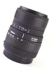 Sigma DC 55-200mm F4-5.6 Autofocus Zoom Lens Canon EOS DSLR Rear Lens Cap