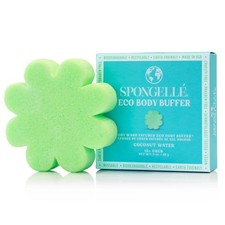 Spongelle Coconut Water Eco Collection Body Buffer 1 Count Pack of 1 , Green