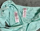 EUC Girls 2 Piece Swimwear Swimsuit Bathing Suit Mint Justice S 7/8 — photo 6