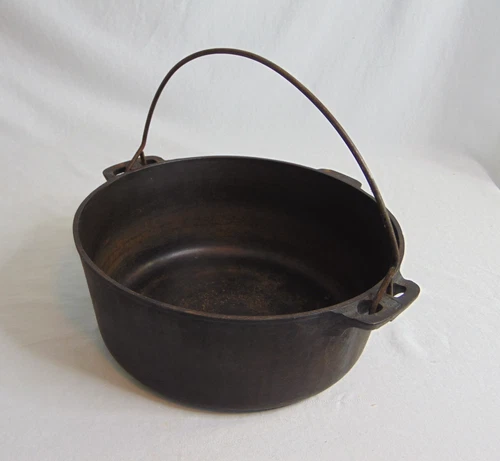 Wagner Ware Sidney O Cast Iron Dutch Oven Stock Pot 1268 D With Bale No Lid