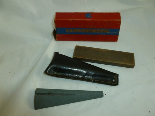  Lotto 2 affilatori a gancio vintage Carborundum T-403 - Foto 10 di 11