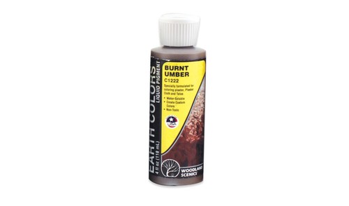 Woodland Scenics 1222 Earth Colors™ Burnt Umber Liquid Pigment 4 fl oz / 118 mL | Zustand: New