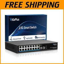 18-Port 2.5Gb Ethernet Switch with 10G SFP+ Ports