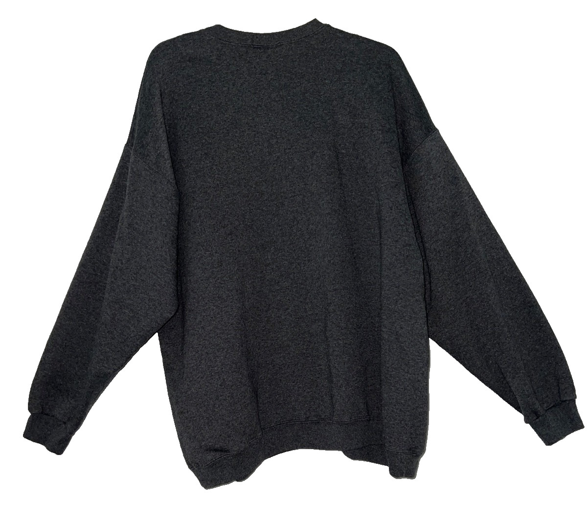 Handmade Patchwork Design On Hanes Gray Sweatshir… - image 4