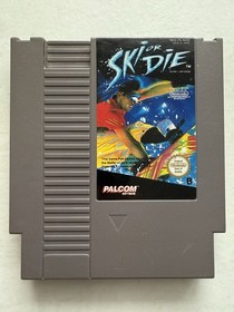 Nintendo NES Ski or Die. Modul+Schuber