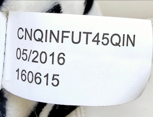 Zebra Plush Large 14" Black White Stuffed Animal Toy - Bild 7 von 8