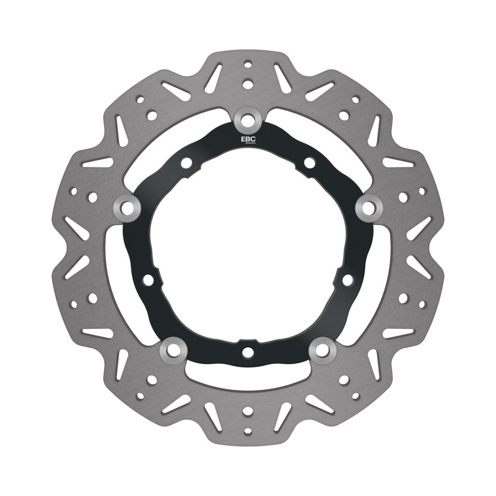 EBC Float Vee Rotor FR BLK Hub FRHS for Yamaha XSR 700 X Tribute ABS 2019 - 2022