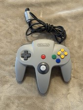 Nintendo 64 N64 NUS-005 Controller Gray Authentic OEM Original Works