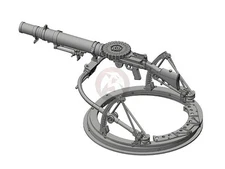 Rado 1/35 Lewis Machine Gun w/Scarff Ring (Type A) Rolls-Royce AC WWI RDM35S39