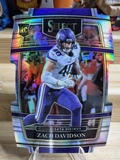 Zach Davidson (RC) Silver Die-Cut Concourse 2021 Panini Select #95