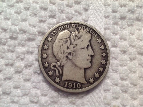 United States 1910-S- Barber Half Dollar -Nice