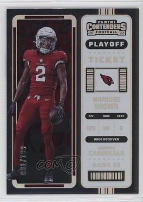 2022 Panini Contenders Playoff Ticket 1/199 Marquise Brown #2 15wb