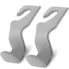 Car Purse Hooks for Headrest, Seat Bag Holder, Car Accessories, 2 Pack Grey