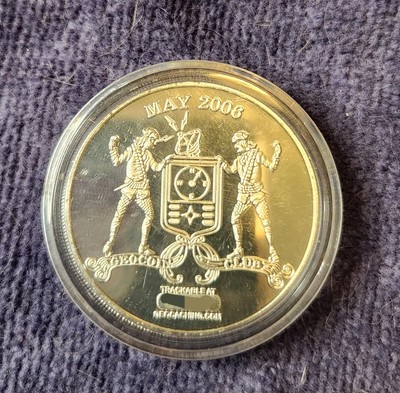 Pièce Géocaching Geocoin Tennessee 2005 - Traçable (non Activée), Pour