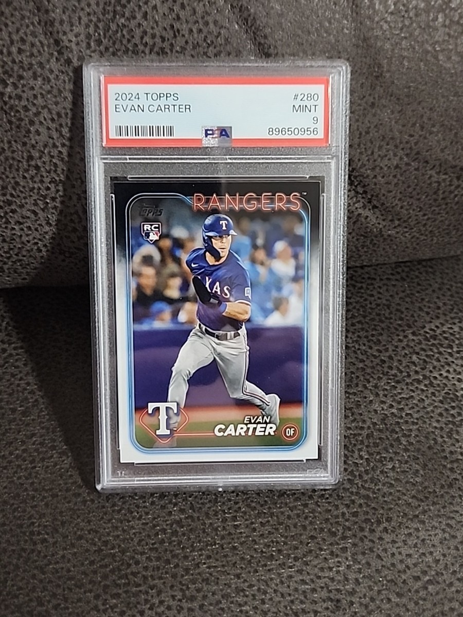 TOPPS 以外　 EVAN CARTER Amazon.com: 2024 Topps Purple Holofoil #280 Evan Carter RC