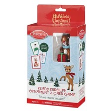 Old World Christmas Holiday Ready Rudolph Card Game  Ornament