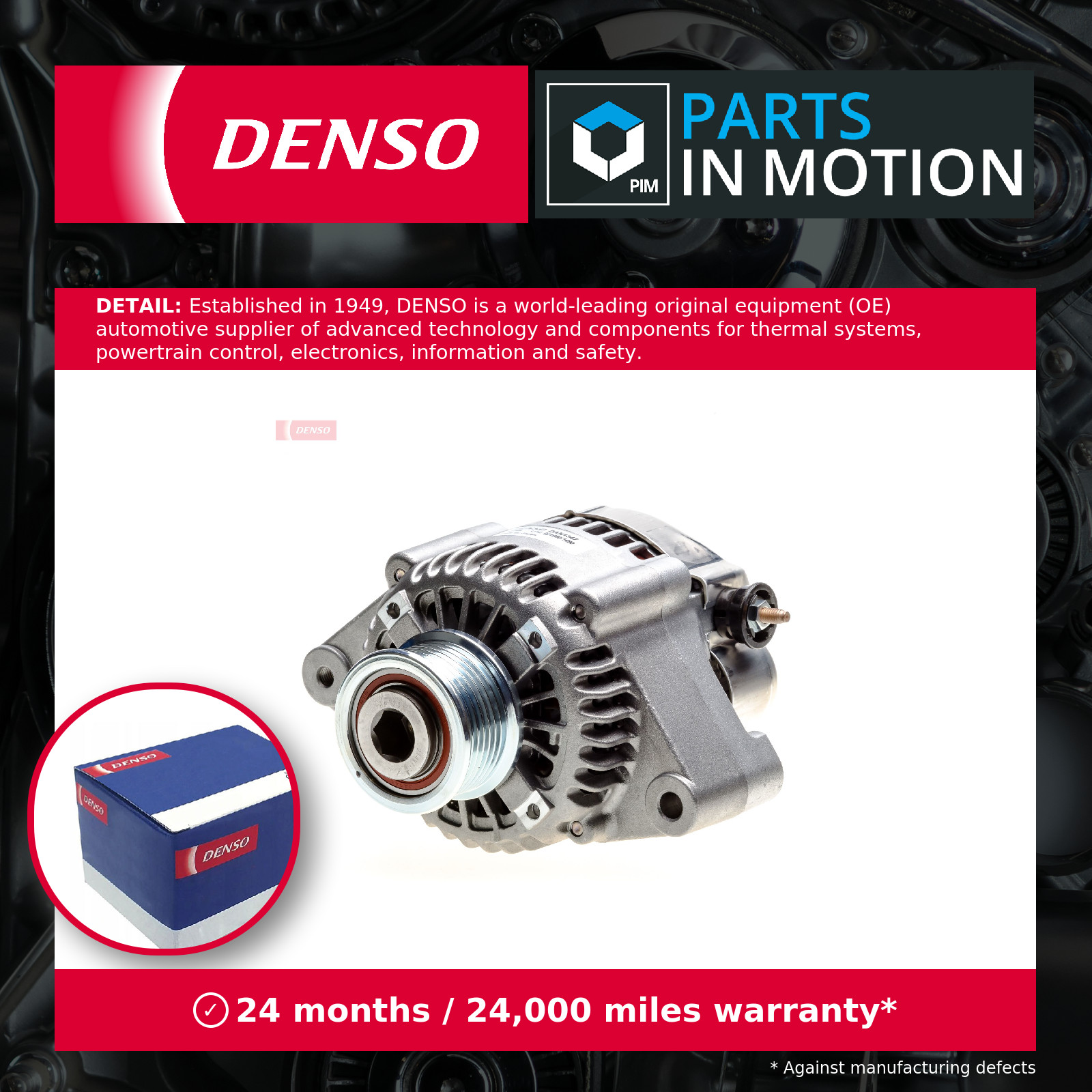 Alternator fits TOYOTA HILUX Mk7 2.5D 04 to 15 2KD-FTV Denso 270600L020 Quality - Image 8