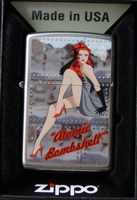 Zippo Feuerzeug ''PIN UP Girl Atomic  Bombshell'' Neu & OVP