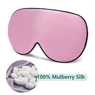 100% Natural Mulberry Silk Sleep Mask Soft Eye Patches Soft Blindfold Smooth Eye