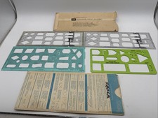 VTG ORIGINAL 70s IBM Flowcharting Template Di...