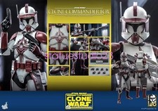 Hot Toys TMS103 1/6 Star Wars The Clone Wars Clone Commander Fox In Stock