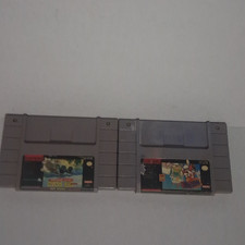 Nintendo Super Mario World / Super Off Road Nintendo SNES Game Lot 2