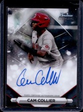 2023 Bowman Sterling Cam Collier Prospect Auto #PA-CC Reds