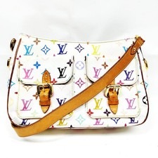 Louis Vuitton LV M40053 Lodge PM borsa a mano monogramma bianco 2880899