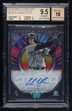 2019 Bowman Draft Chrome Class of /250 Andrew Vaughn BGS 9.5 GEM MINT Auto 04cw