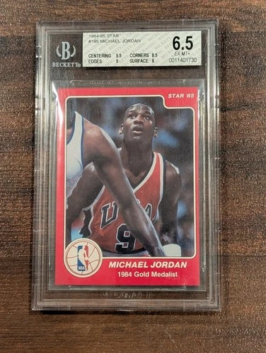 Star 1984-85 Michael Jordan 1984 Gold Medalist #195 BGS 6.5