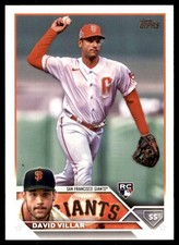 David Villar 2023 Topps #277 Giants MLB READ FREE SHIPPING AutographDen