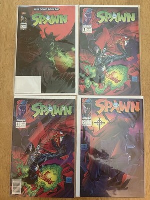 Spawn #1-100 COMPLETE RUN Image 1992, Todd McFarlane # 1 & #9 (2) Newsstand