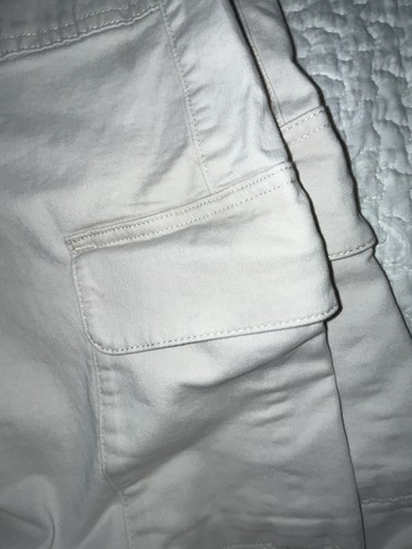 Lot 2 Abercrombie Kids Cargo Pants Girls 15/16 1Jeans 1Beige Stretch Adj Waist - Picture 4 of 22