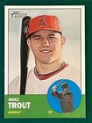 2012 Topps Heritage MIKE TROUT 1st Year Heritage #207 - Angels