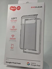 Lot of Tech21 EvoClear Cases for Google Pixel Fold 2023 - New