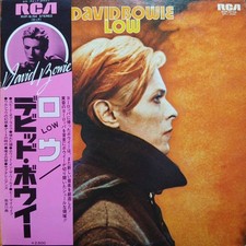 Good quality Japanese RCA original LP pink face with obi David Bowie / Low 1977